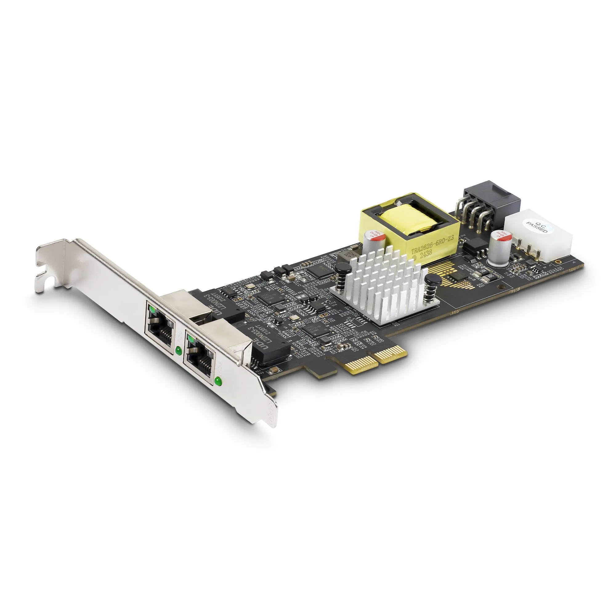 STARTECH.COM 2-Port 2.5Gbps NBASE-T PoE Network Card Dual Intel I225-V 802.3af/at PoE+ Multi-Gigabit NIC Windows/Linux