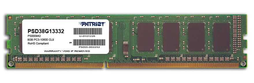 Patriot DDR3 8 GB 1333 CL9 - Signature Line