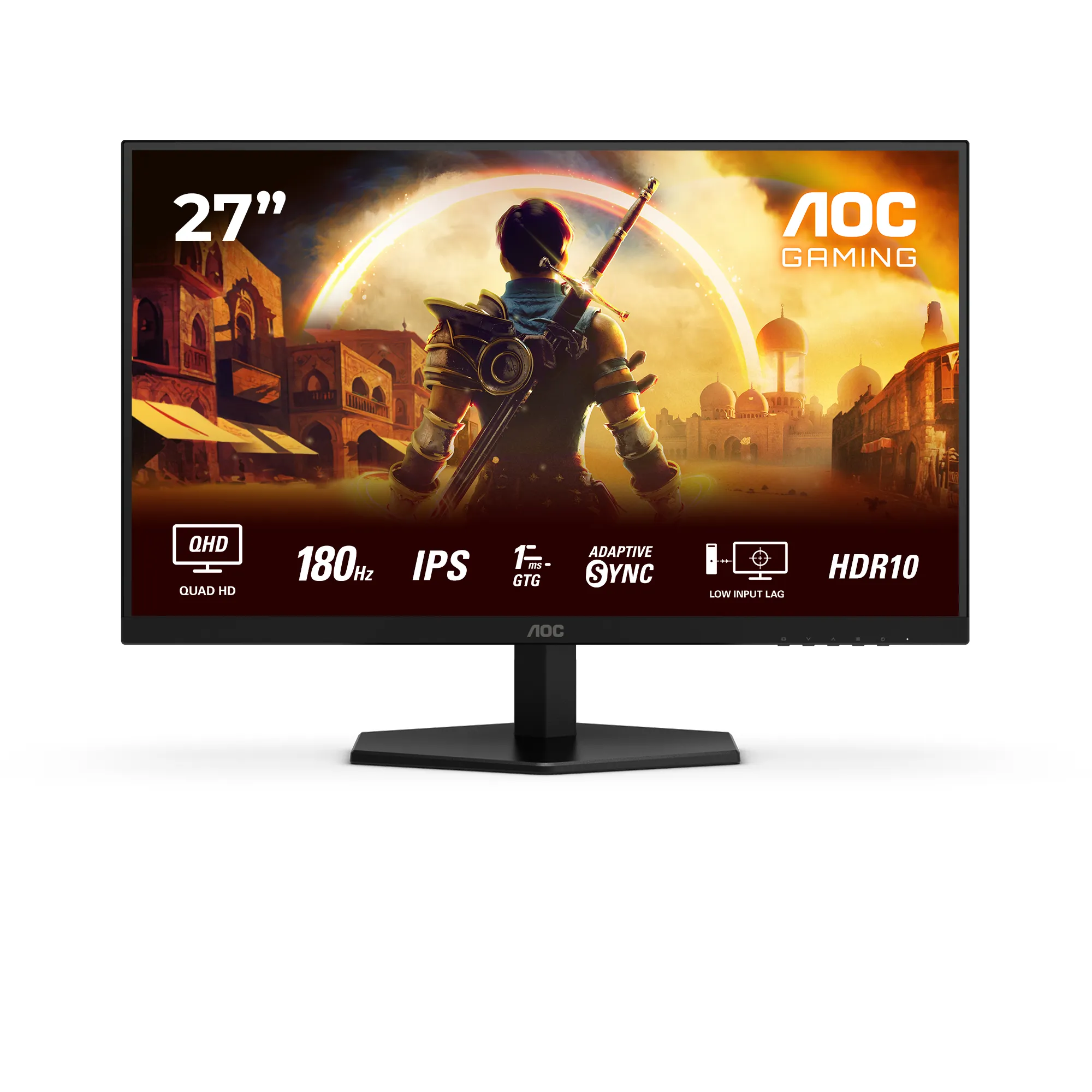 AOC 27" G4 Q27G42XE QHD, Fast IPS -pelinäyttö