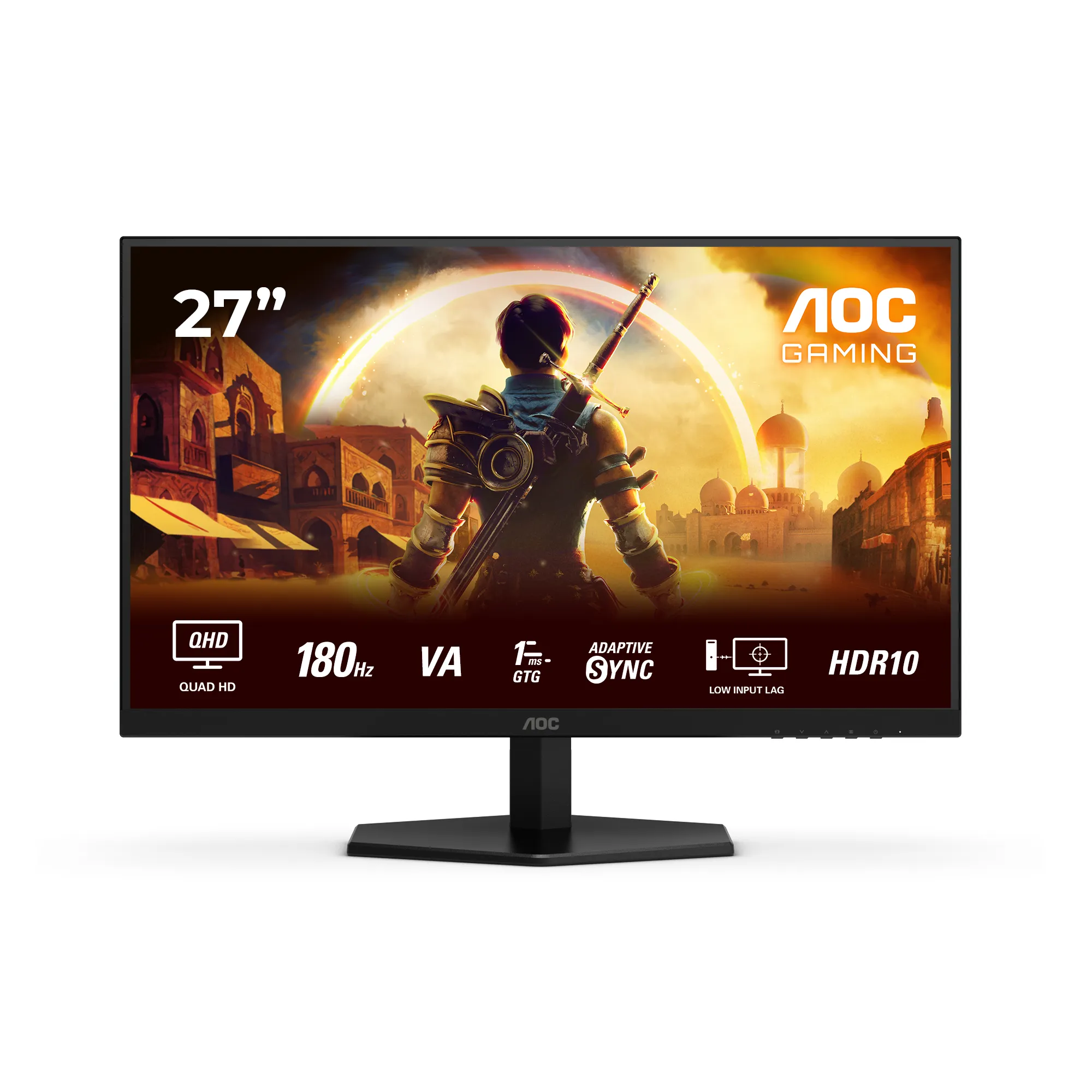 AOC Q27G42XNE 27" QHD, Fast VA -pelinäyttö