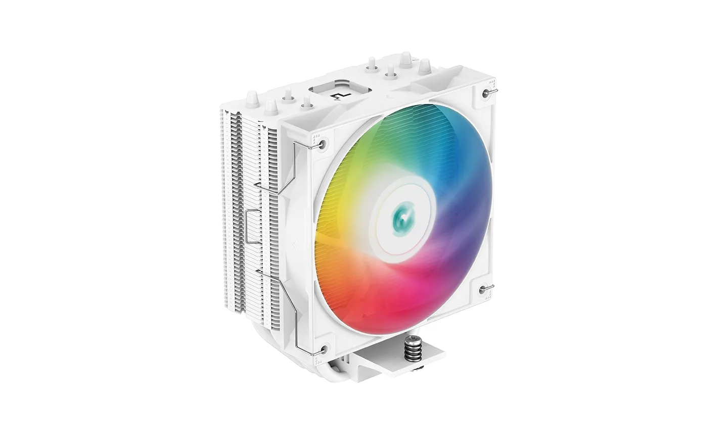 DeepCool AG400 ARGB -prosessorijäähdytin, valkoinen