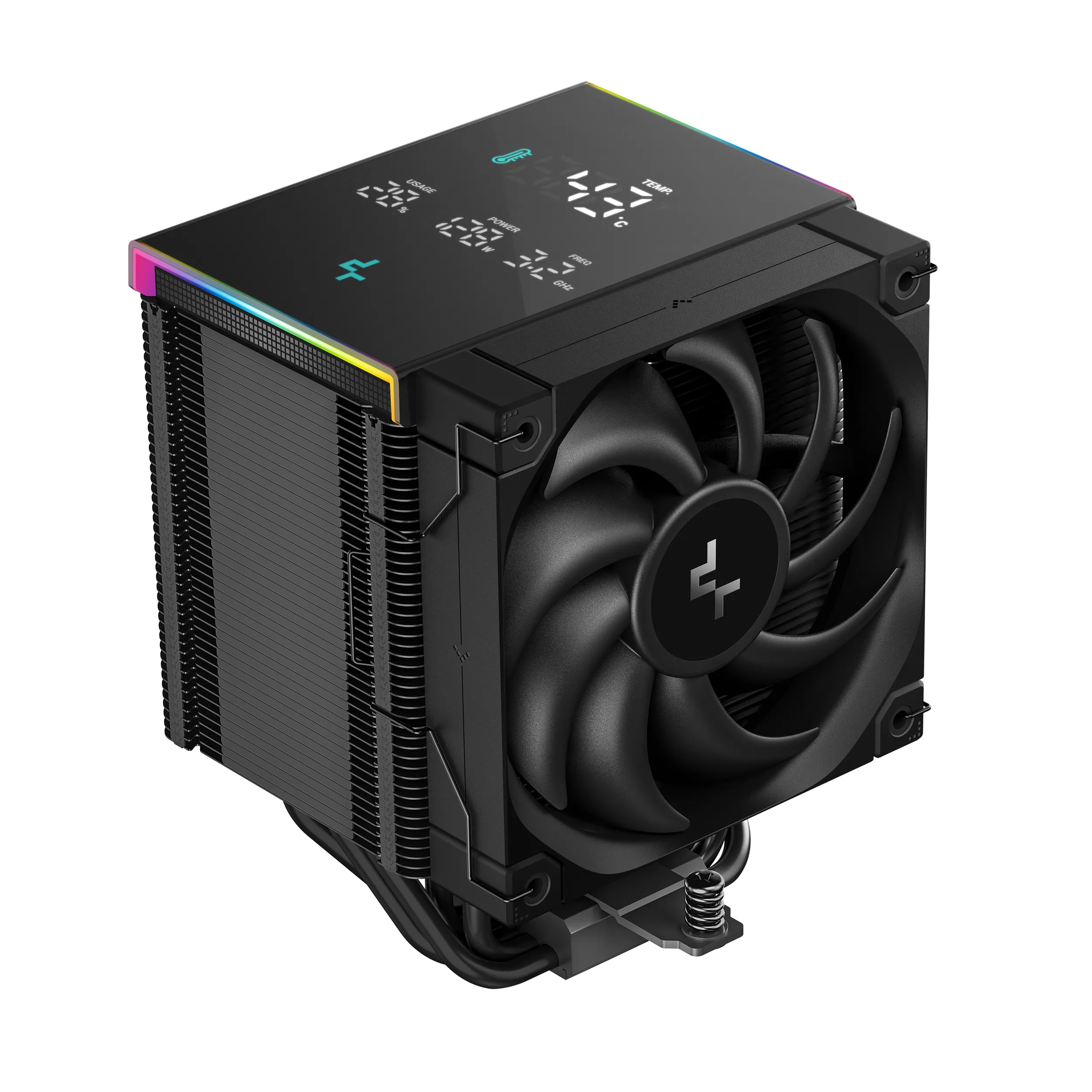 Deepcool AK500 Digital Pro -prosessorijäähdytin, Musta