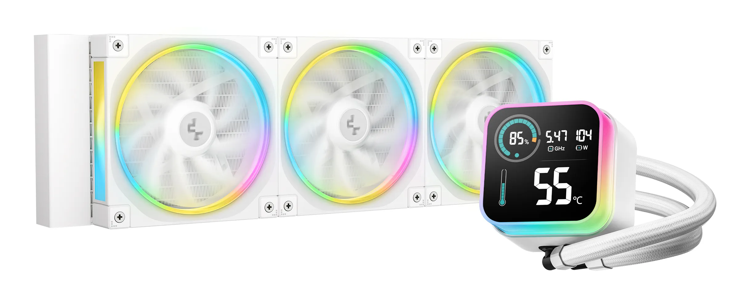 DeepCool LQ360 -nestejäähdytysjärjestelmä, Valkoinen