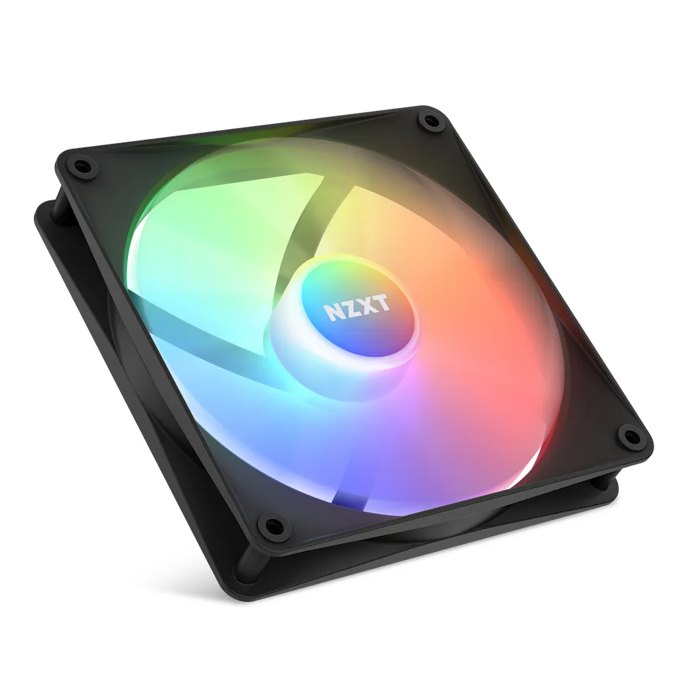 NZXT F140, RGB Core, 140mm -kotelotuuletin, musta