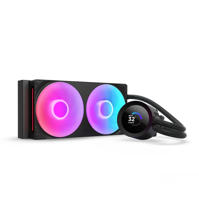 Kraken Plus 240 RGB -nestejäähdytysjärjestelmä, Musta