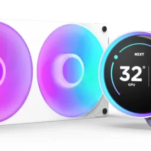 NZXT Kraken Elite V2 2024 240mm RGB -nestejäähdytysjärjestelmä, Valkoinen
