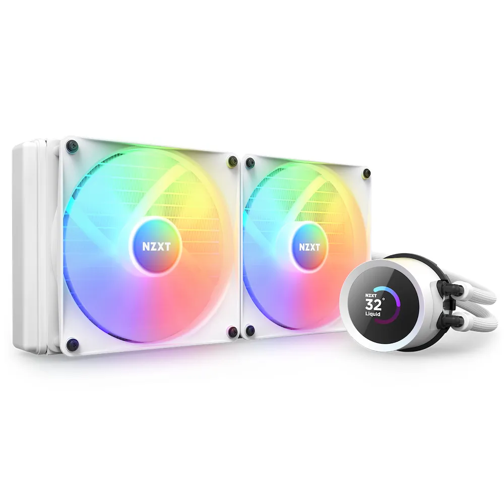 NZXT Kraken RGB 280mm -nestejäähdytysjärjestelmä, valkoinen
