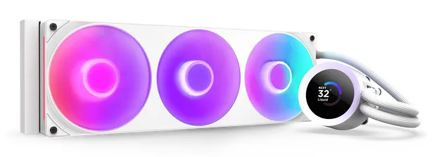 Kraken Plus 360 RGB -nestejäähdytysjärjestelmä, Valkoinen