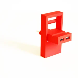 Usbepower ROCK dubbel USB-laddare - 2-i-1 fickladdare för optimal mobilitet