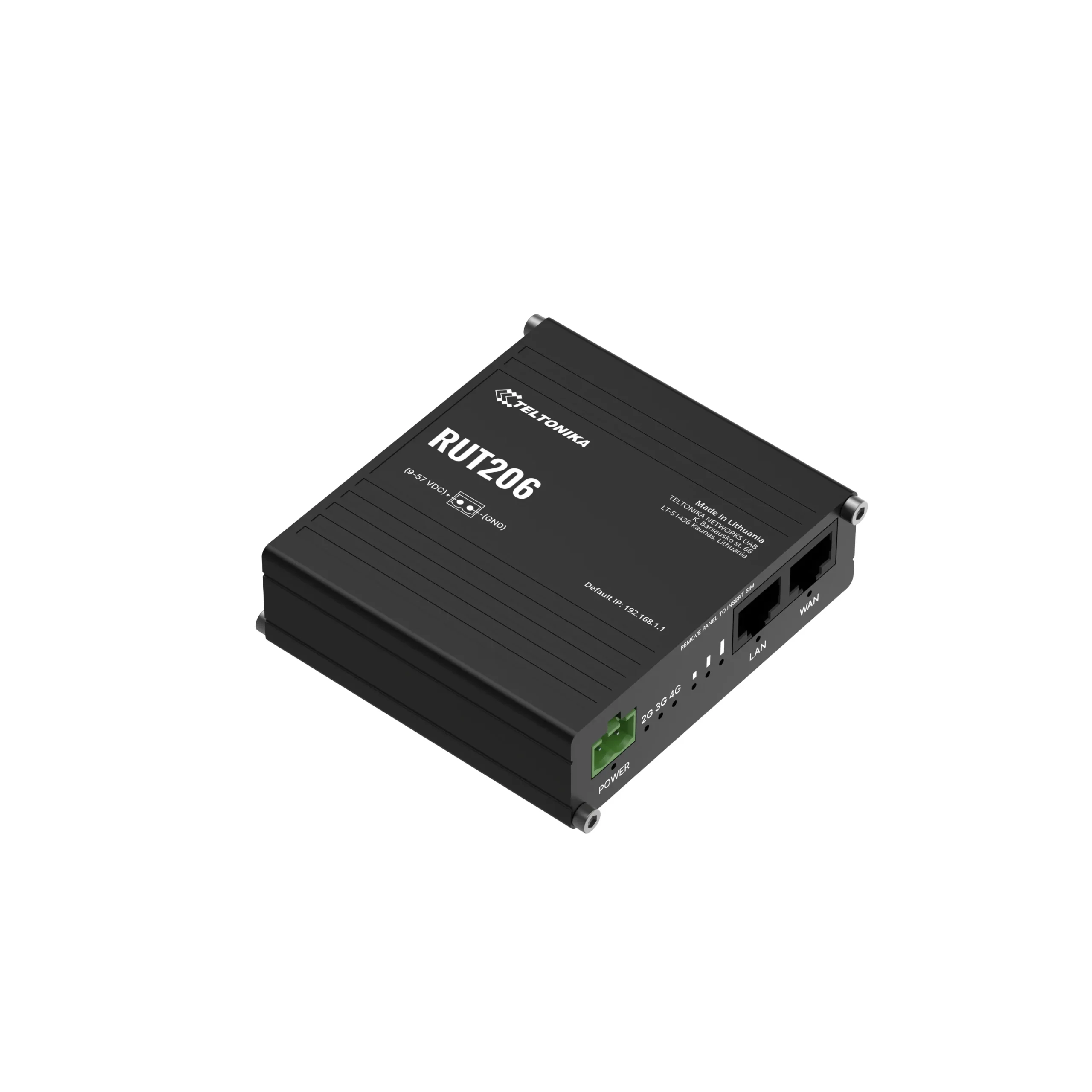 Teltonika RUT206 Industrial 4G/LTE Dual SIM -reititin