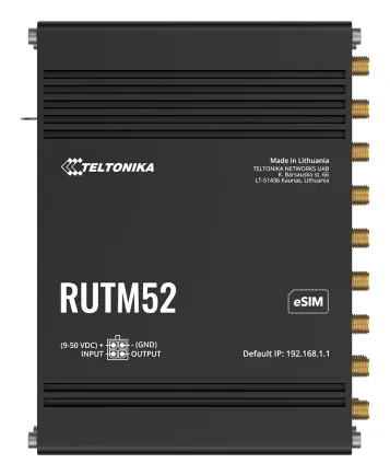 Teltonika RUTM52 5G LTE Dual modem -reititin