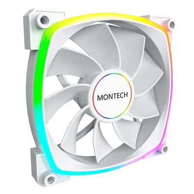 Montech RX140 PWM, ARGB, Reverse, 140mm -kotelotuuletin, valkoinen