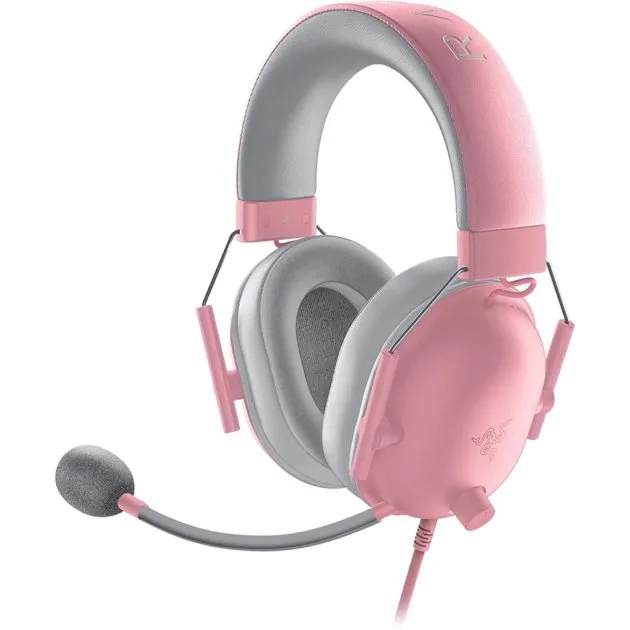 Razer Blackshark V2 X Multi-platform -pelikuulokkeet mikrofonilla, pinkki