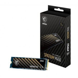 MSI SPATIUM M450 PCIe 4.0 NVMe M.2 1TB 1 TB, PCIe 4.0, M.2 -SSD-levy
