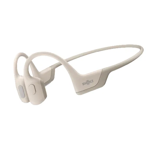 Shokz OpenRun Pro -luujohdekuulokkeet, Beige