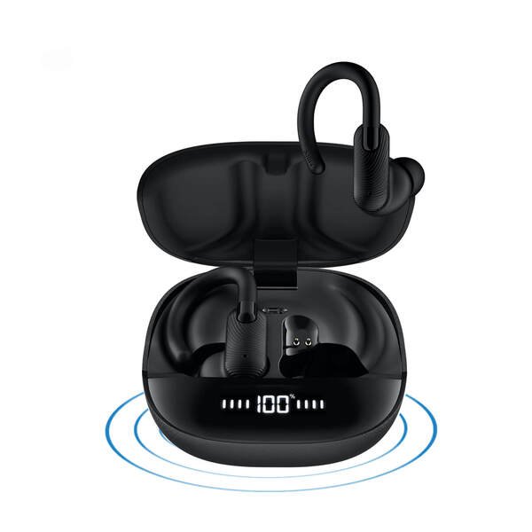 MIXX Sports Charge 2 TWS -langattomat nappikuulokkeet, musta