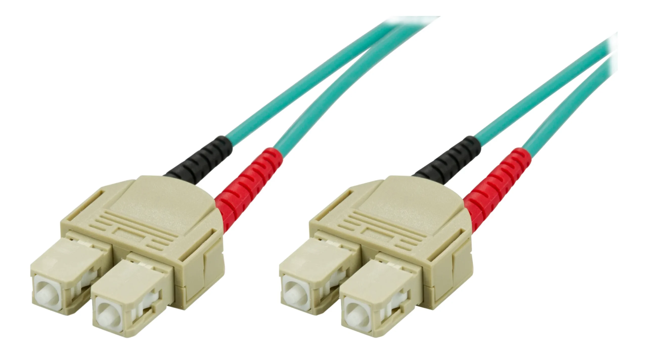 DELTACO kuitukaapeli, SC - SC, 50/125, OM3, duplex, multimode, 3m