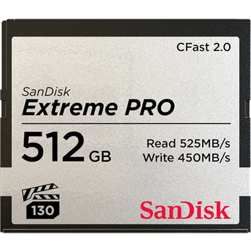 SanDisk Extreme Pro 512 Gt CFast 2.0 -muistikortti