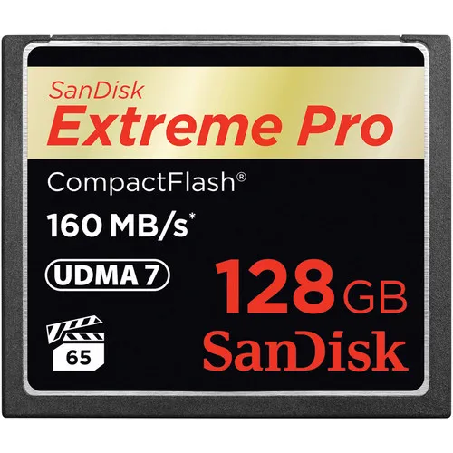 SanDisk Extreme Pro 128 Gt CompactFlash -muistikortti