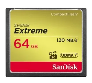 SanDisk Extreme 64 Gt CompactFlash -muistikortti