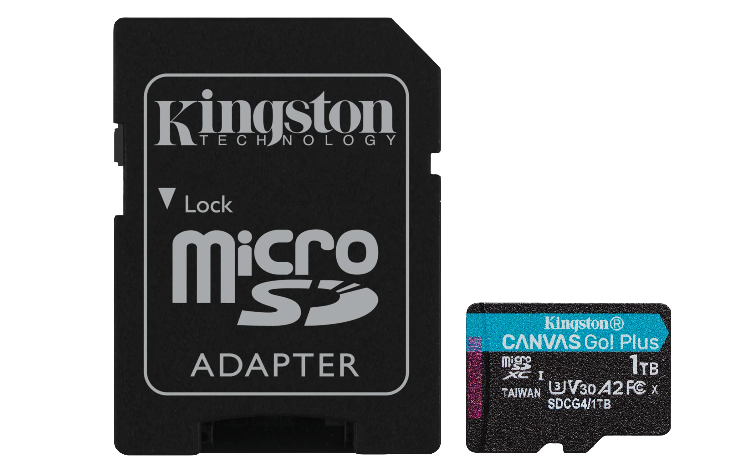 Kingston Canvas Go! Plus Gen4 1 Tt MicroSD -muistikortti + SD-adapteri