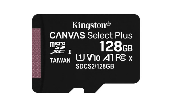 Kingston Canvas Select Plus 128 Gt MicroSDXC -muistikortti