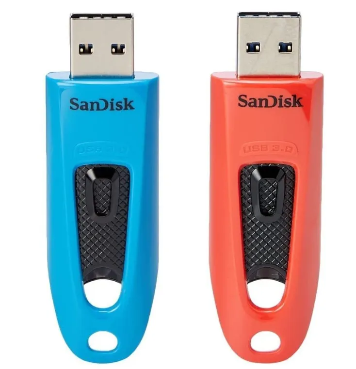 Ultra 64GB USB 3.0 2 Pack Blue Red