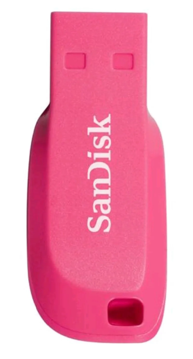 SanDisk 16 Gt Cruzer Blade USB 2.0 -muistitikku, Vaaleanpunainen