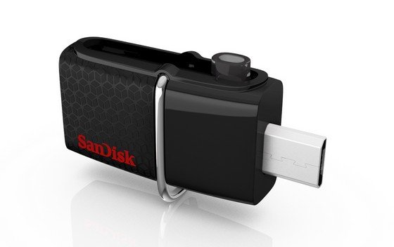 SanDisk 64 Gt Ultra Dual USB 3.0 -muistitikku, Musta