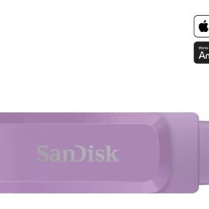SanDisk Ultra Dual Drive Go USB-C 1 Tt -muistitikku, laventeri