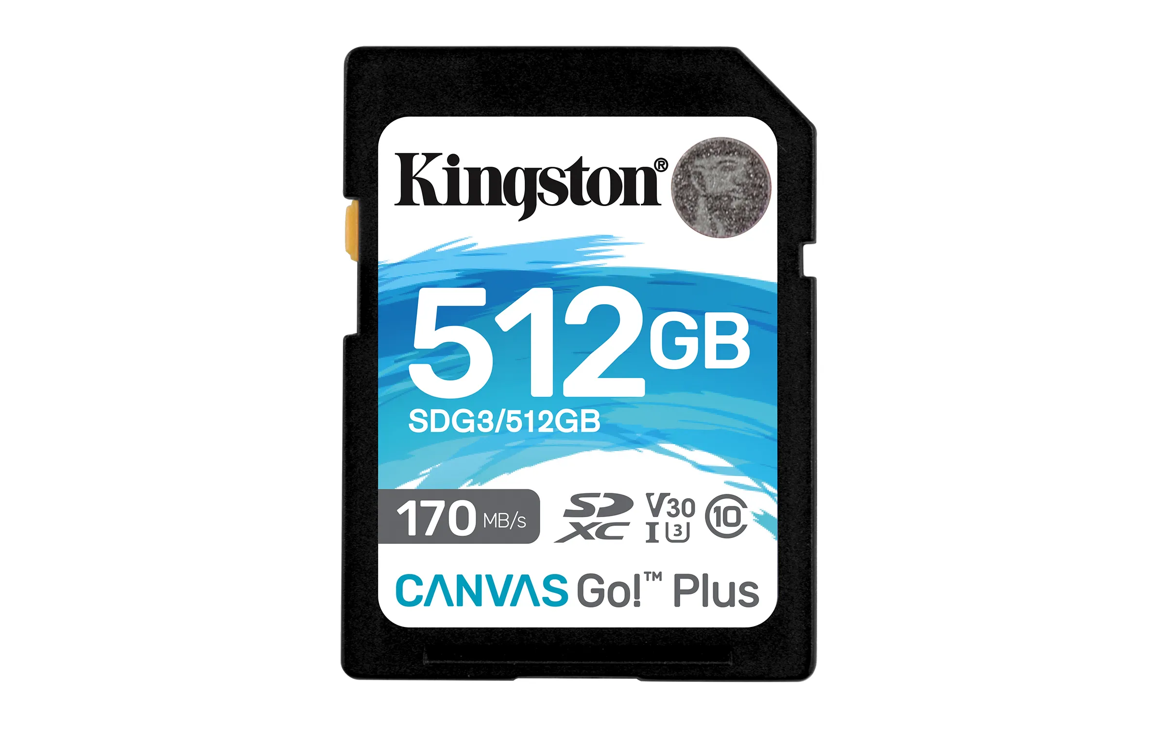 Kingston Canvas Go! Plus 512 Gt SDXC -muistikortti