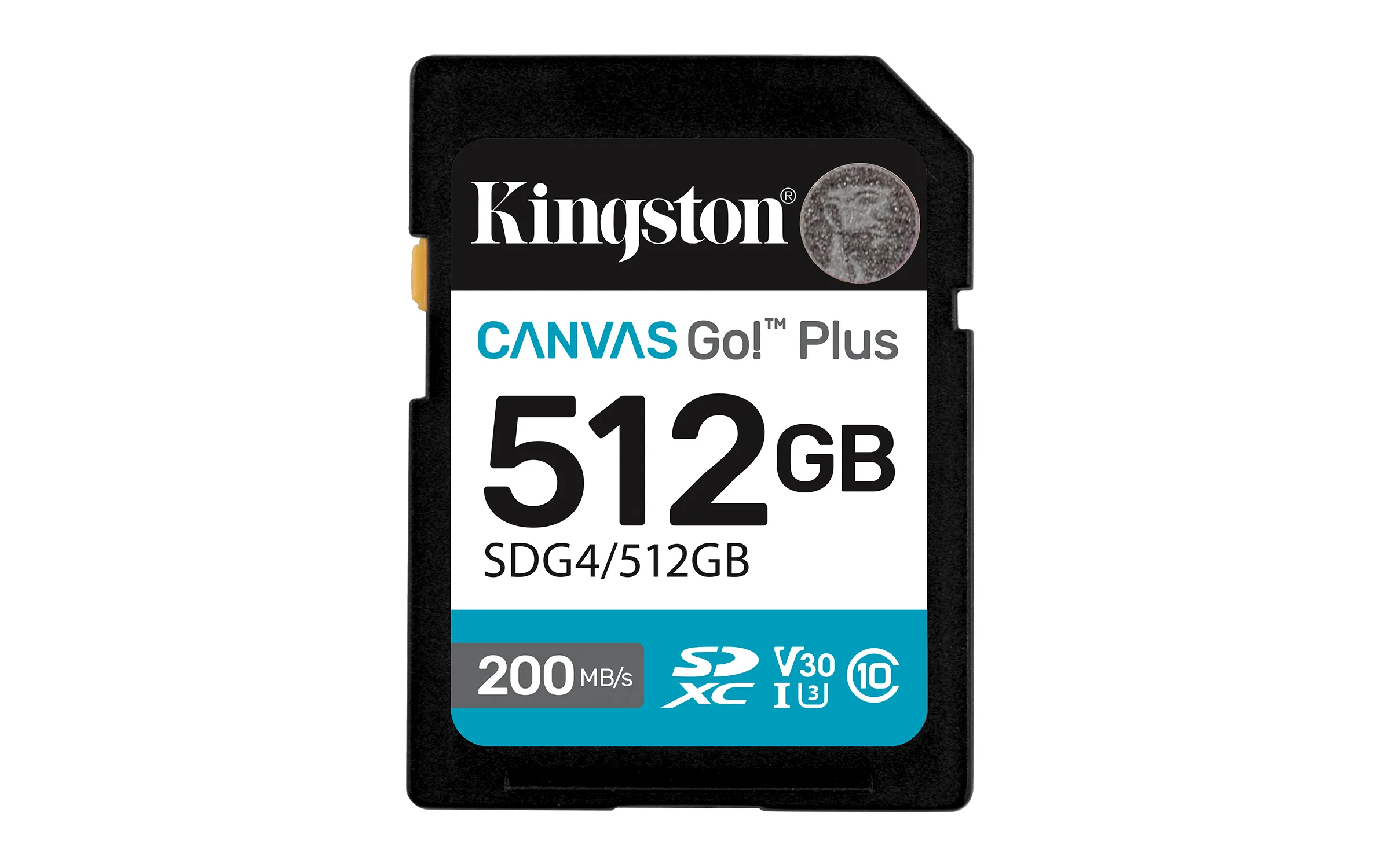 Kingston Canvas Go Plus G4 512 Gt SDXC -muistikortti