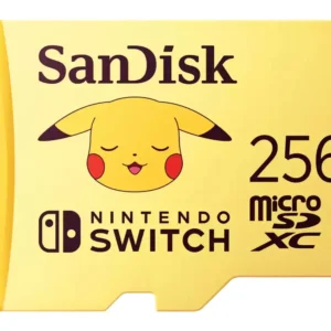 SanDisk Nintendo Pokemon Pikachu 256 Gt -microSD-muistikortti