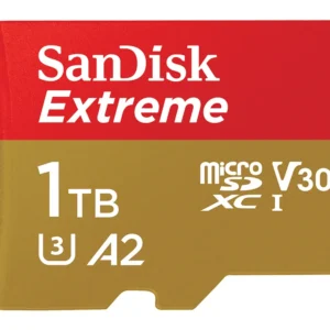 SanDisk Extreme 1 Tt MicroSDXC -muistikortti + SD-adapteri