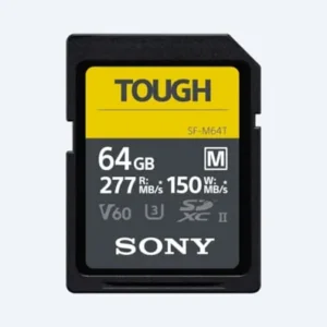 SONY M-series Tough UHS-II 64GB memory card R277mbs W150mbs