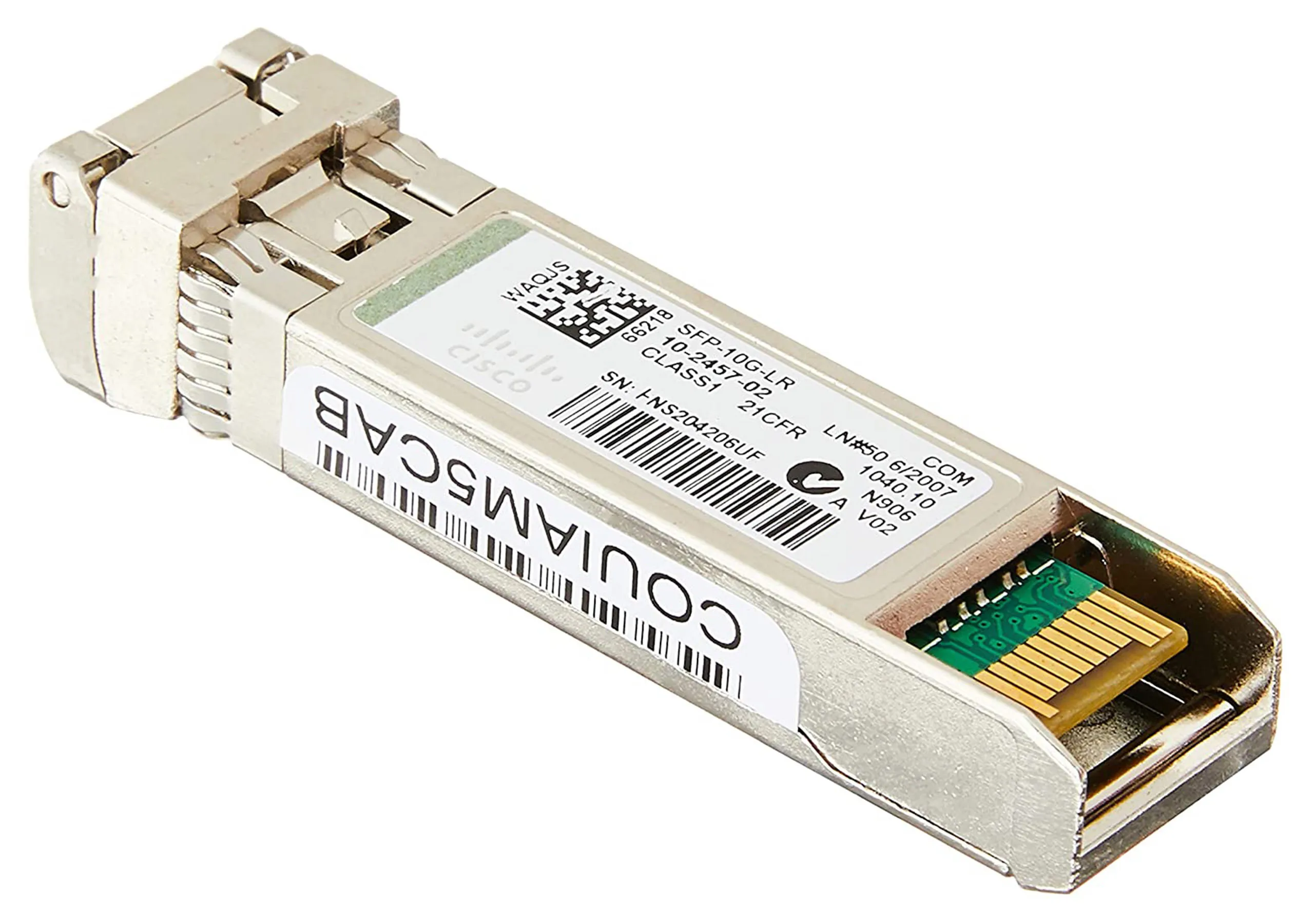 Cisco - SFP+ lähetin-vastaanotin-moduuli - 10 GigE - 10GBase-LR - LC/PC single-mode - jopa 10 km - 1310 nm malleihin Catalyst Switch Module 3012, Swit
