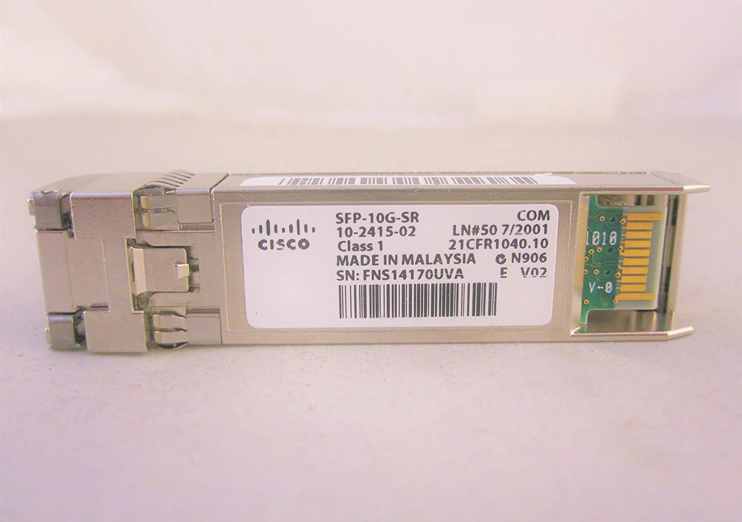 Cisco - SFP+ lähetin-vastaanotin-moduuli - 10 GigE - 10GBase-SR - LC/PC monimuoto - jopa 300 m - 850 nm malleihin Catalyst Switch Module 3012, Switch