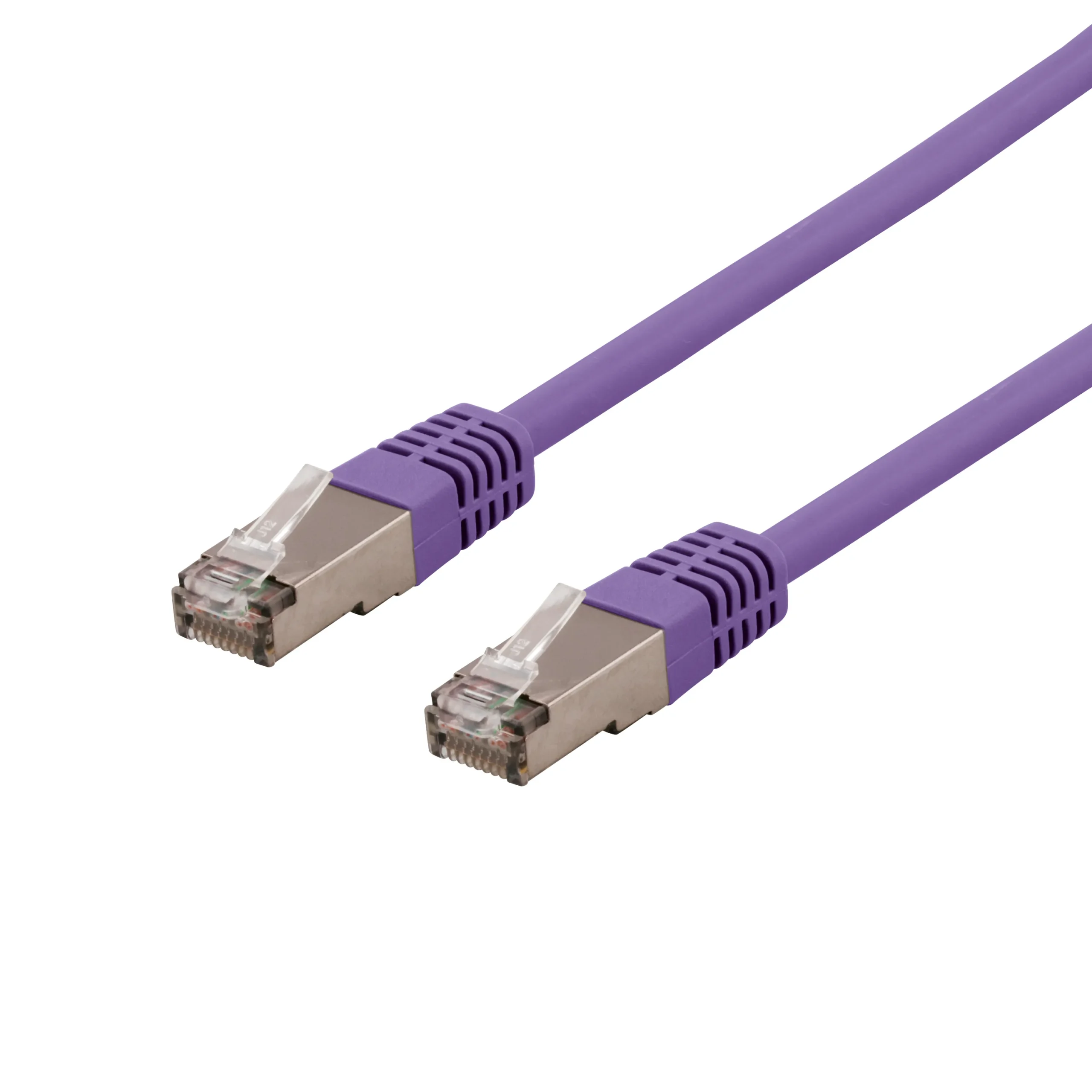 Deltaco Cat6a U/FTP -verkkokaapeli, 1,5m, Purppura