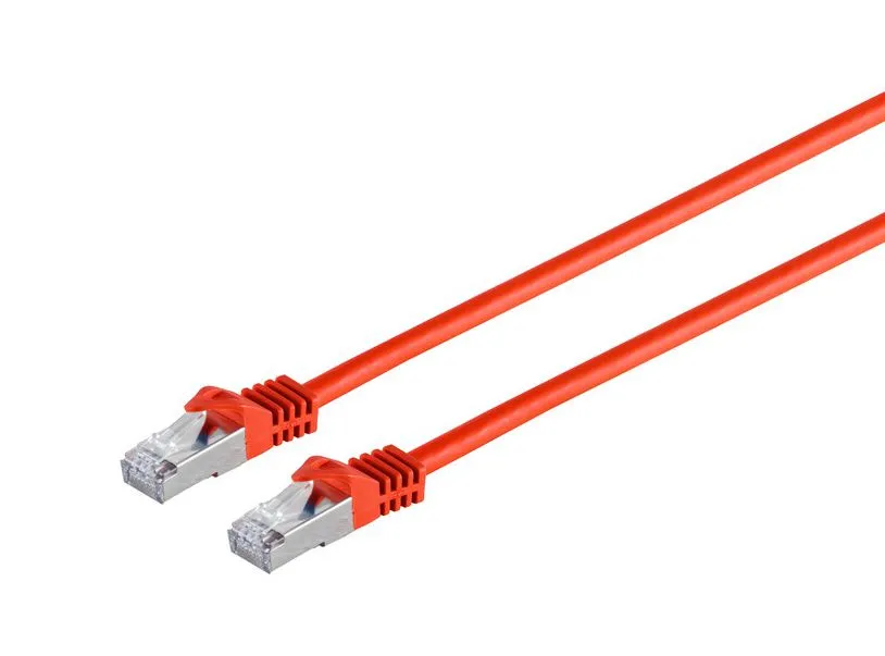 MicroConnect Cat7 S/FTP PiMF -verkkokaapeli, 1 m, Punainen