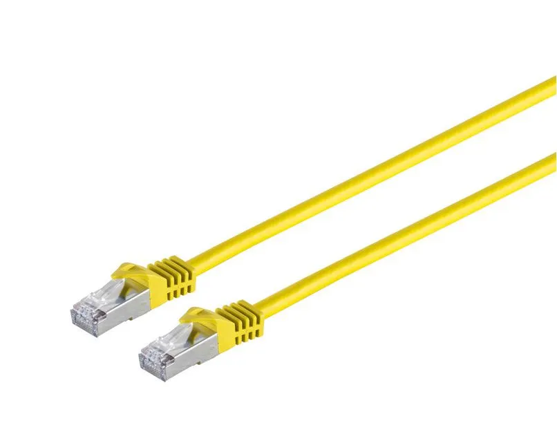 MicroConnect Cat7 S/FTP PiMF -verkkokaapeli, 7,5 m, Keltainen