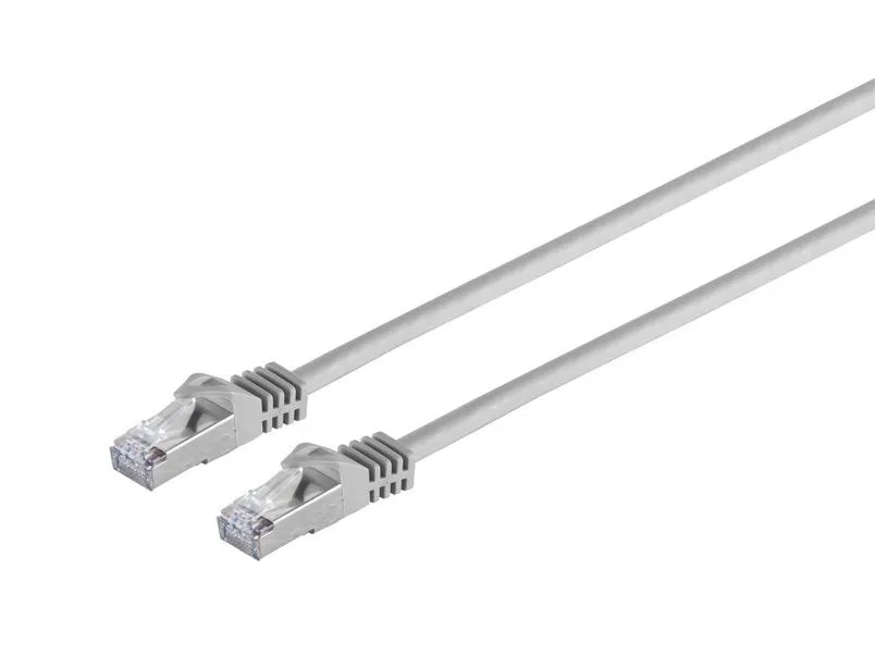 MicroConnect Cat7 S/FTP PiMF -verkkokaapeli, 0,25 m, Harmaa