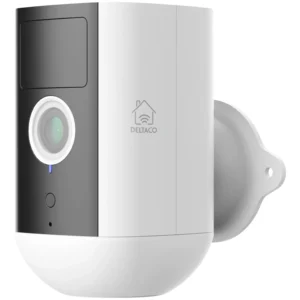 Deltaco Smart Home WiFi-kamera ulkokäyttöön, IP54, toimii akulla, 2MP