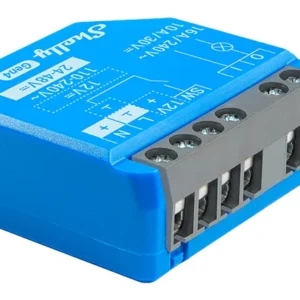 Shelly 1 Gen4 Smart Relay Switch -relekytkin, 16A, WiFi, Bluetooth, Zigbee, Matter