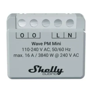Shelly Qubino Wave PM Mini -relekytkin, Z-Wave