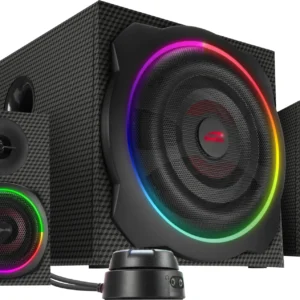 SpeedLink - GRAVITY CARBON RGB 2.1 Subwoofer System, black