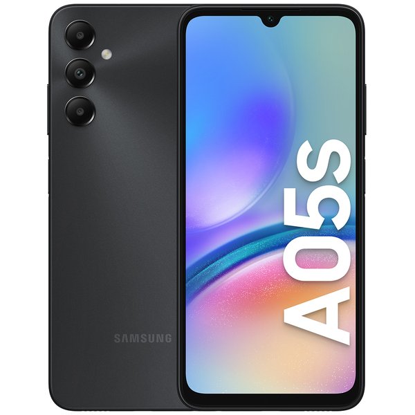 Samsung Galaxy A05s 64/4 Gt -Android-puhelin, Musta