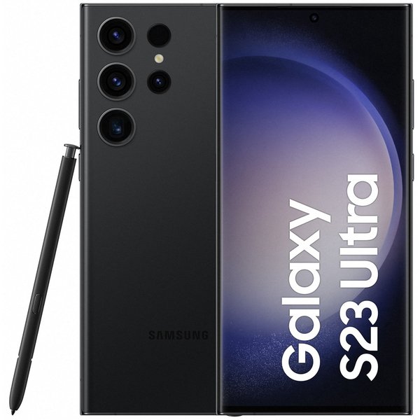 Samsung Galaxy S23 Ultra 256/8 Gt -Android-puhelin, Musta
