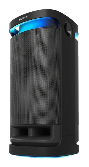 SONY SRS-XV900 XV-series party speaker w. touch panel lights & karaoke -karaoke kaiutin, musta