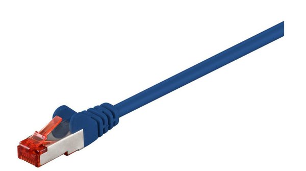 MicroConnect Cat6 F/UTP -verkkokaapeli, 7,5 m, PVC, Sininen
