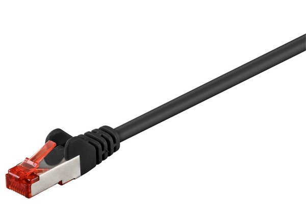 MicroConnect Cat6 F/UTP -verkkokaapeli, 15 m, PVC, Musta